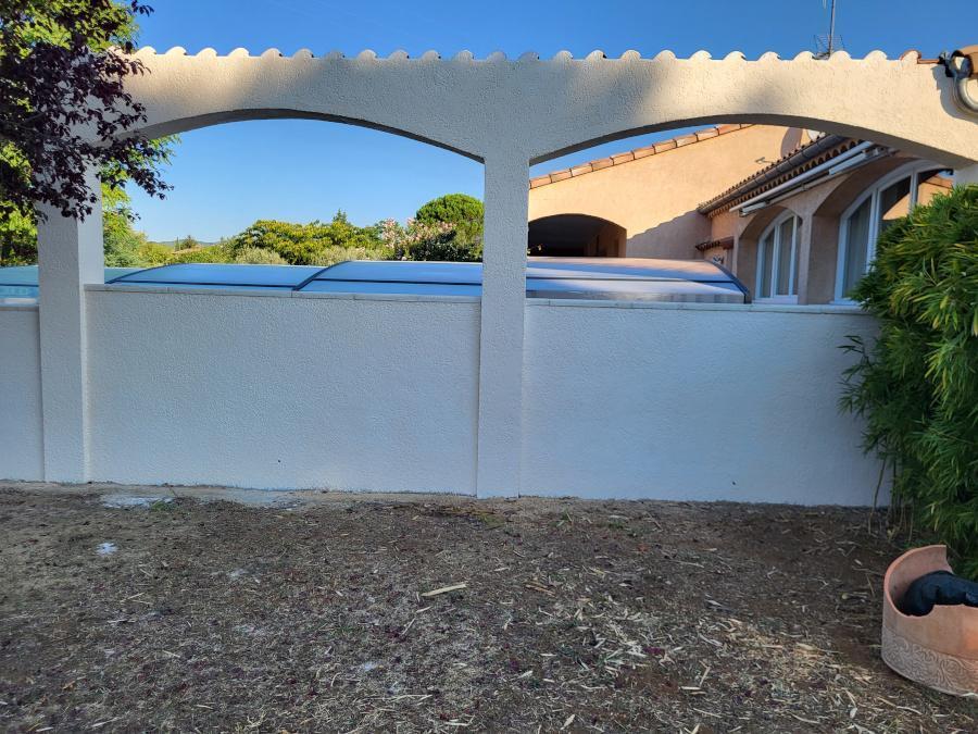 Nettoyage enduit de façade