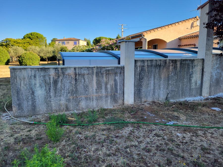 Nettoyage enduit de façade