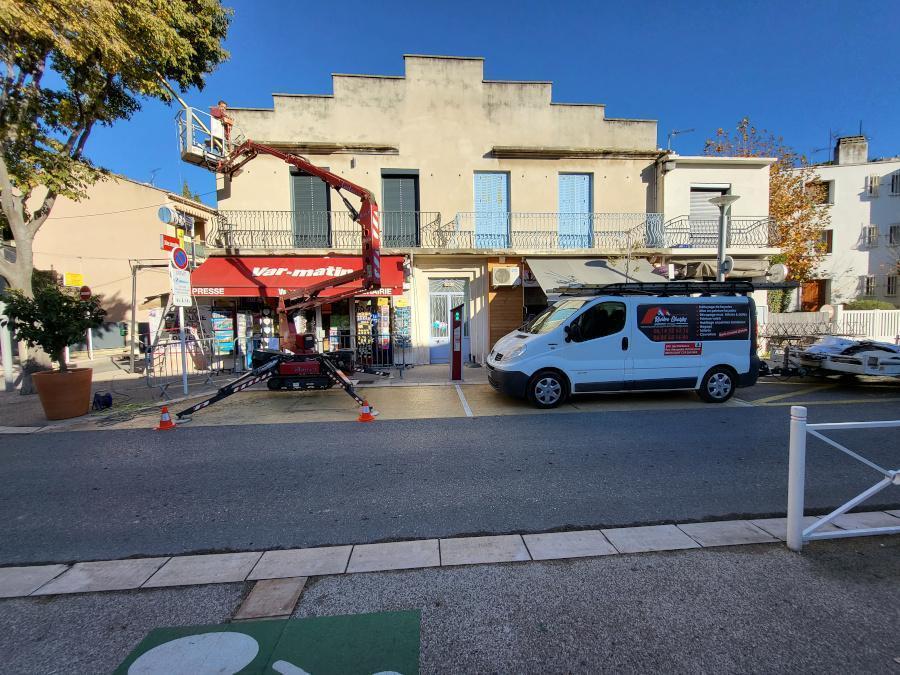 changement de toiture avec plaque pst à St cyr sur mer