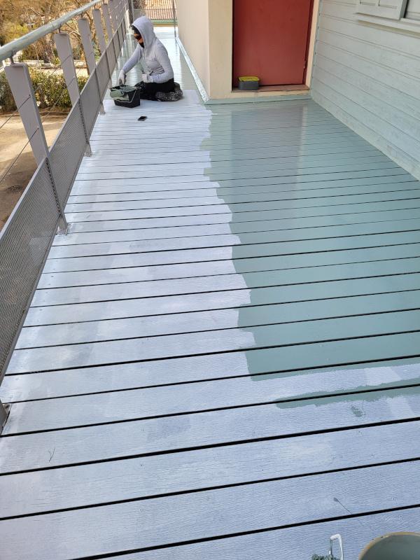 peinture du sol à Saint-Cyr-sur-Mer