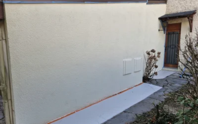 Traitement façade et habillage bandeaux à Ternand (69)